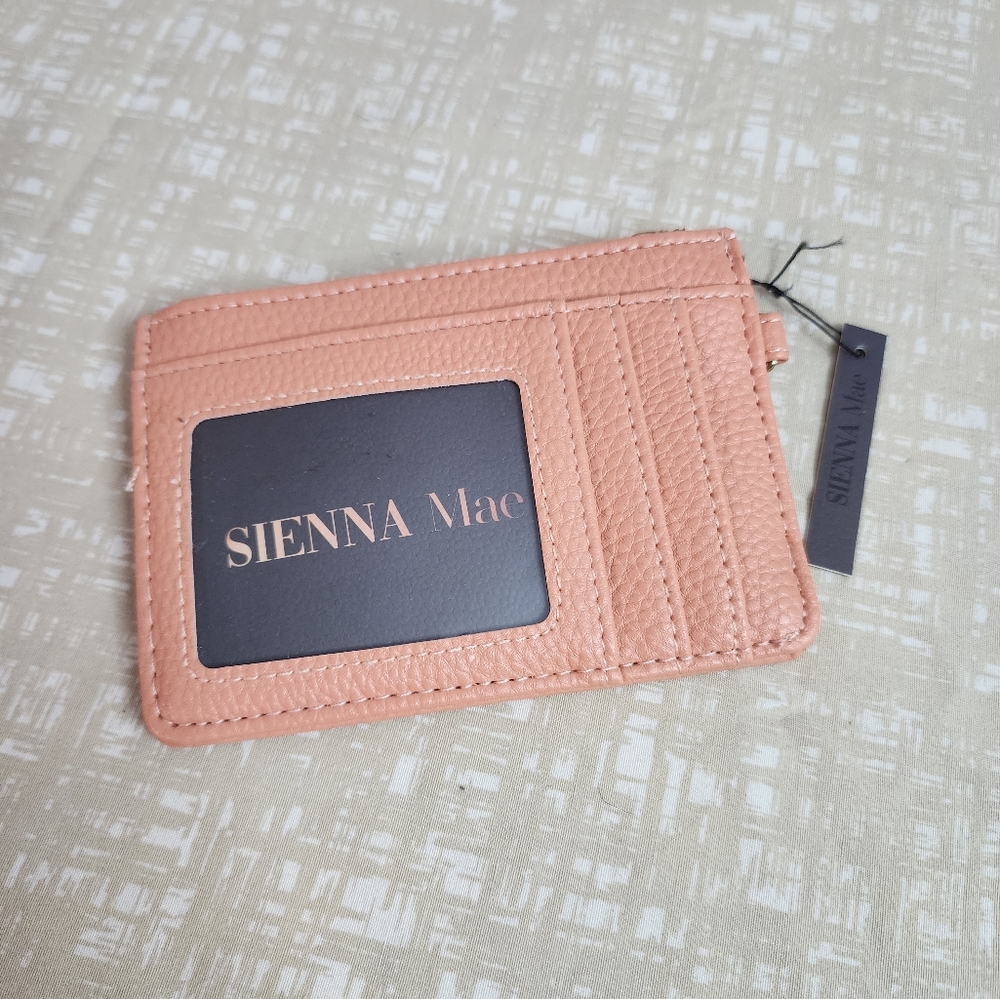 Sienna Mae Cardholder Mini Wristlet Salmon Pink NWT